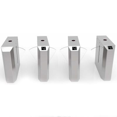 China 304 Stainless Steel Security RFID Card Access Control Automatic Pass Gate Face Recognition Flap Barrier Turnstile Mechanism for sale