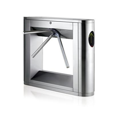 China Intelligent 304 Stainless Steel Security Bridge Tripod Turnstile With Face Recognition for sale