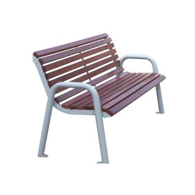 China Contemporary Outdoor Modern Steel Streetscape Bench Chair Long Bench Bench Garden Public Seating for sale