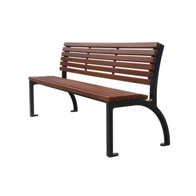 China Contemporary Wooden Plastic Compound Bench Durable Outdoor Park Bench Comfortable Cheap Garden Bench for sale