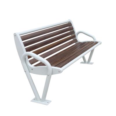 China Contemporary Outdoor Modern Steel Streetscape Bench Chair Long Bench Bench Garden Public Seating for sale