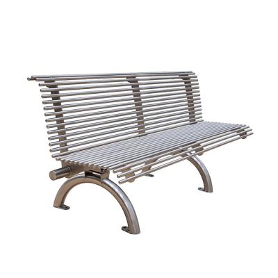 China Durable Stainless Steel Bench Outdoor Public Park Furniture for sale