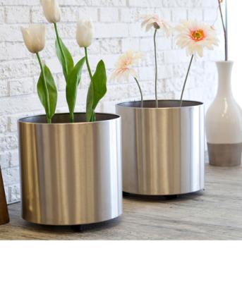 China Europe Concrete Planter Mold , Outdoor Stainless Steel Planter for sale