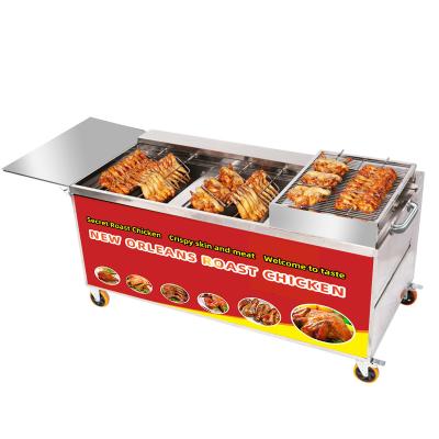 China Meat processing plants The factory directly supplies the gas/electric chicken/charcoal ovens for sale