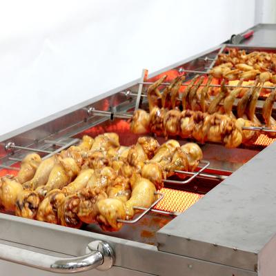 China Meat Processing Plants Commercial Stainless Steel Gas Pork Roasting Oven/Rotisserie/Chicken and Mutton Duck Roast Stove for sale