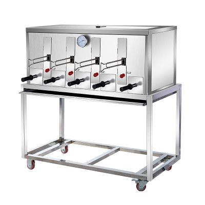 China Meat Processing Plants Grilling Commercial Rectangular Fish Box Household Stainless Steel Fish Oven Charcoal Grilling Fish Machine for sale