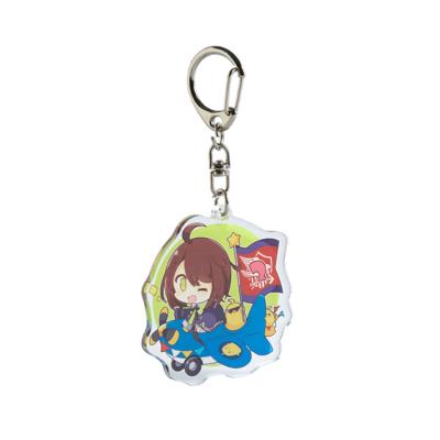 China Fashion free sample customized design anime key chain acrilico llavero acrilico light plastic cheap custom clear plastic anime for sale