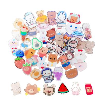 China Wholesale Nickel Free Cute Cartoon Backpacks Gifts Kids Brooch Custom Acrylic Pin for sale