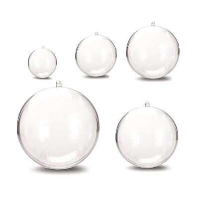 China Wholesale Custom Cheap Clear 40cm Transparent Acrylic Plastic Hollow Balls From China 4cm 6cm 8cm for sale