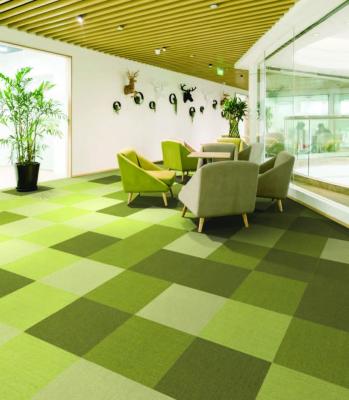 China 50x50 Tiles Non-slip Commercial Office PVC Carpet Tile Nylon PVC Backing 50x50cm Commercial Carpet Tiles for sale