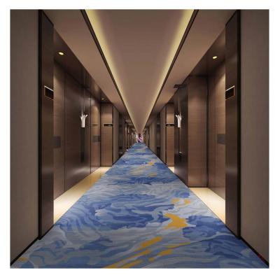 China High Quality Room Axminster Wall Corridor Non-slip Five Star Hotel Wall Printed Carpet Luxury Hotel Lobby Carpet for sale