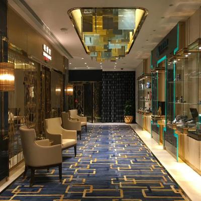 China Factory direct sales non-slip customer customized polyester hotel carpet high-end carpet wall to wall to wall for sale