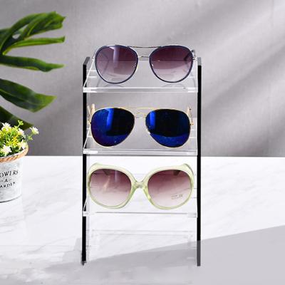 China Can be the new self-assembled luxury high-grade acrylic sunglasses stretch style transparent glasses show sunglasses display rack for sale