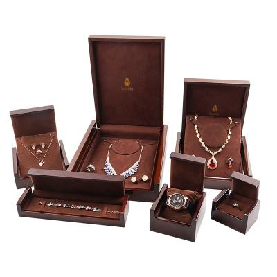 China Handmade Custom Gift Packaging With Logo Wooden Jewelry Box For Brand Jewelry Gift Box for sale