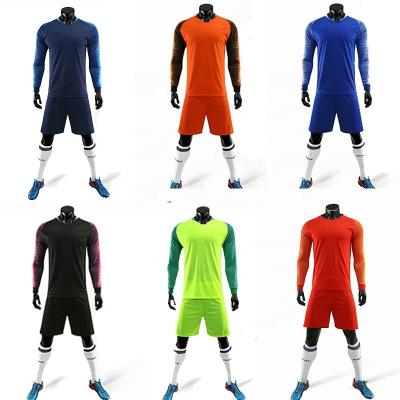 China 2019 Cheap New Design Custom Sports Fitness Wholesale Long Sleeve Soccer Jersey for sale