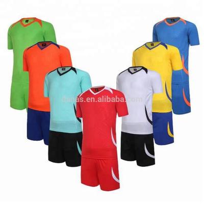 China 2019 best design soccer wear cheap custom multicolor adults and kids jersey soccer for sale