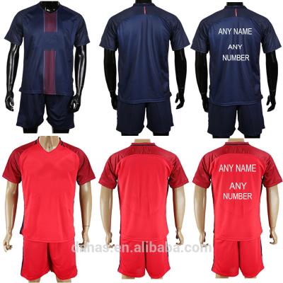 China New model bulk thai quality 2016 2017 soccer jersey Paris football jersey set for sale