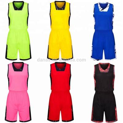 China Cheap High Quality Quick Dry Sports Wear Basketball Uniform Design for sale