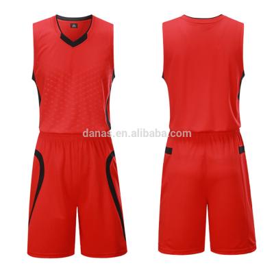 China 2017-18 custom basketball team uniform design cheap for sale