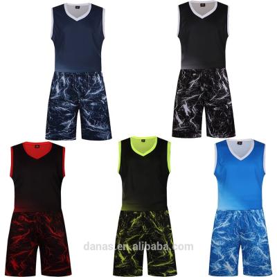 China Cheap Breathable New Style Team Training Basketball Jersey Uniform Design for Adult and Youth for sale