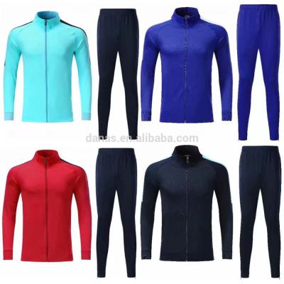 China Best thailand quality full zip soccer jacket 2018 new model warm up tracksuit for sale