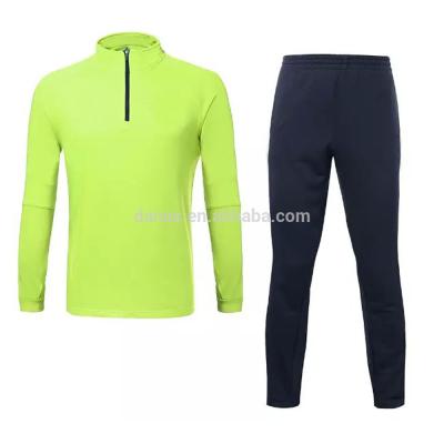 China Wholesale Men Training Club Soccer Tracksuit Breathable Football Suit for sale