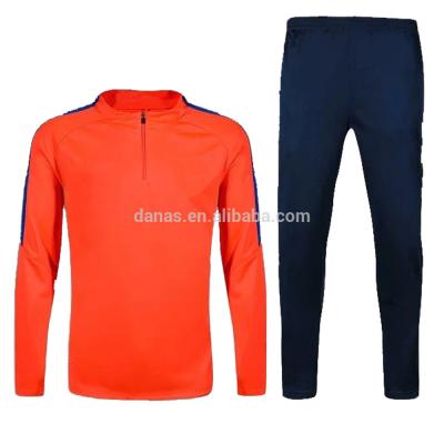 China 2017-2018 New Season Soccer Tracksuit Long Sleeve Thai Quality Football Uniforms Cheap for sale