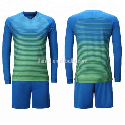 China Customized New Season Quick Dry Long Sleeve Soccer Jersey Football Uniform for sale