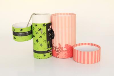 China Cylindrical Gift Cardboard Boxes , Recyclable Tea Cardboard Tube Packaging for sale