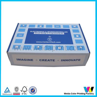 China Foldable Intensive Corrugated Paper Packaging Boxes for Electronics Product Packaging for sale