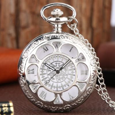 China Sebastian Ciel Anime Kuroshitsuji Black Butler Silver Quartz Pocket Antique Watch Necklace Pendant Boy Men Gift Relogio De Bolso Cosplay for sale