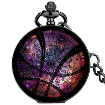 China Pendant Watch Agamotto Watch Dr. Strange Movie Design Metal Custom Printed Alloy Chain Black Roman Quartz Men Pocket Watch for sale