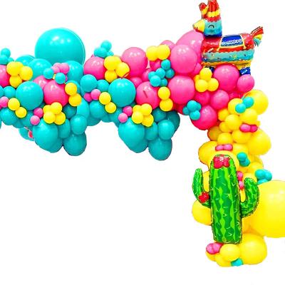 China Mexico Mexico Carnival Theme Party Decorations Balloon Set For Kid Birthday Camel Cactus Foil Balloons for sale