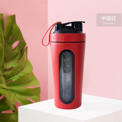 China Viable factory directly supply custom stainless steel gym 20OZ metal blendering joyshaking water bottle for sale