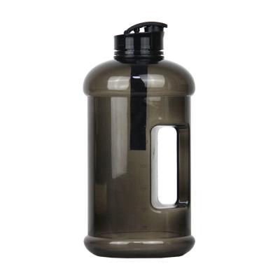 China Viable Plastic 2.2L PETG Sports Drinks Container For Outdoor Fitness Gym Travel Water Jug With Flip Top Lid Water Bottle for sale