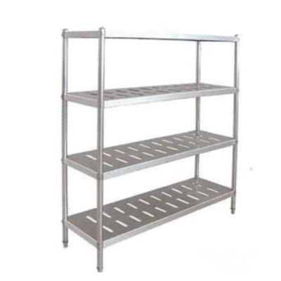 China A1122 Knockdown Structure Restaurant Stainless Steel Shelf Kitchen Rack Dish Rack 1200x500x1550 Mm for sale