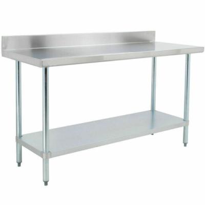 China 1.0~1.5mm WT-2496B 24x96 Inches Restaurant Kitchen Equipment Supplier Chinese Stainless Steel Work Table for sale