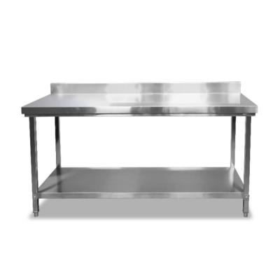 China 1.0~1.5mm WT-60200B 2M Restaurant Stainless Steel Fish Sorting Cleaning Working Tables for sale