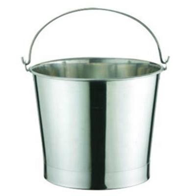 China 201/304 NEWBEL High Grade Stainless Steel Milk Water Tipped Pail With Dishwasher Safe Construction for sale