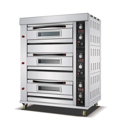 China Processing Plant RFL-36 Bakery Gas Oven Equipment Bakery Gas Oven Equipment Commercial 3 Platform 6 Vegetable Baking Trays for sale