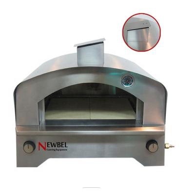 China Commercial Supply Newbel 2020 New Model Professional Outdoor Stainless Steel Garden BBQ Gas Pizza Ovens For Baking Pizza for sale