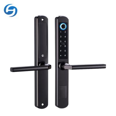 China Huiyou 304 Stainless Digital Office Door Lock A210 Card Fingerprint App Smart Access With Keys for sale