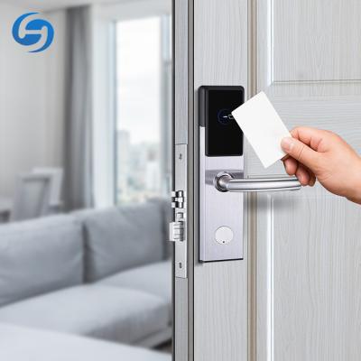 China Office Huiyou New Arrival Quality 304 Stainless Smart Lock E300 Door Hotel Use For Hotel Management for sale