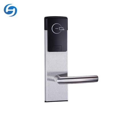 China Office Huiyou Keyless Card E301 Smart Hotel Door Lock With Hotel Management System for sale