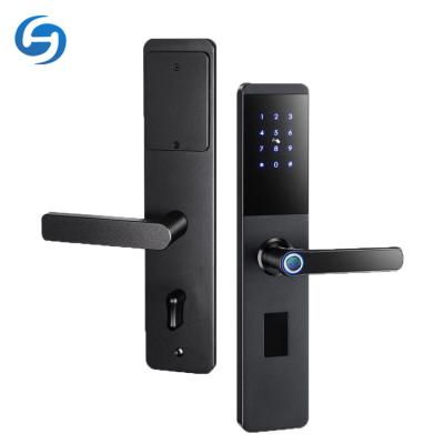 China Wholesale Huiyou office security E902F SUS304 smart biometric lock 6068 mortise fingerprint ttlock unlock for sale