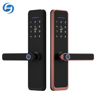 China Huiyou Fingerprint R8 X3 Desktop Lock Door Digital Smart Lock Remote and Unlock with Different Mortises Available for sale