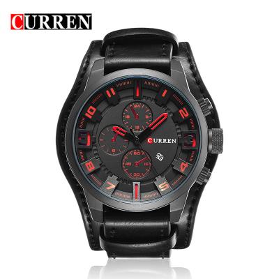 China Auto Date Curren Watch Men 8225 Luxury Quartz Men's Watches Waterproof Casual Sport Watch Wrist Clock Relogio Masculino for sale