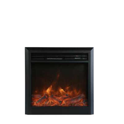 China Bulit-in And Insert Square Decorative Electric Fireplace With Frame and Heater for sale