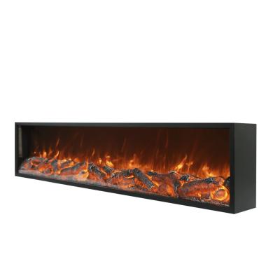 中国 Best Selling Wall Mounted Insert Decorative Electric Fireplace With Firewood or Pebbles 販売のため