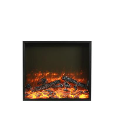 China Decorative Square Electric Fireplace Insert Or Freestanding For Classic Mantel en venta